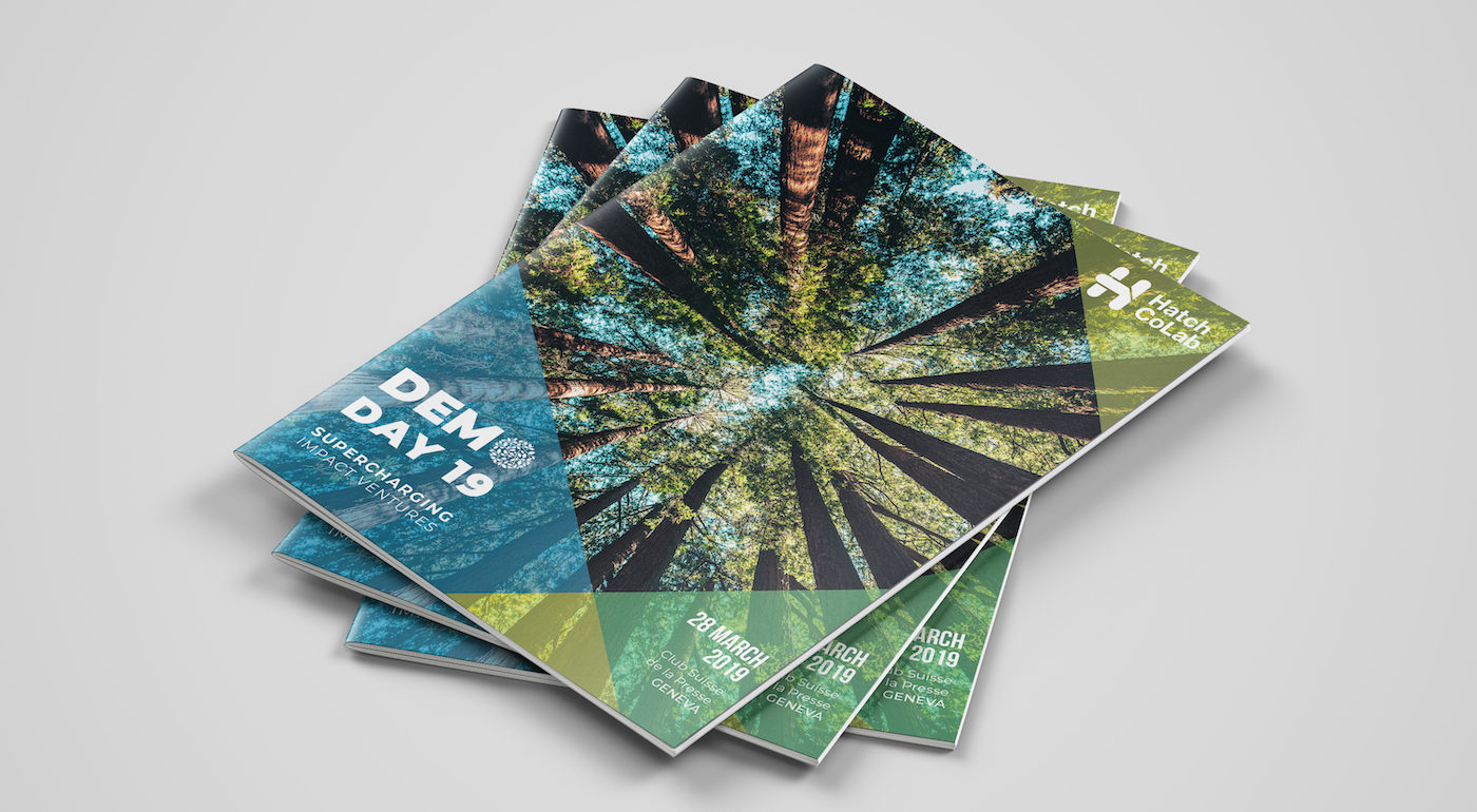 Tas de 3 brochures Hatch Colab