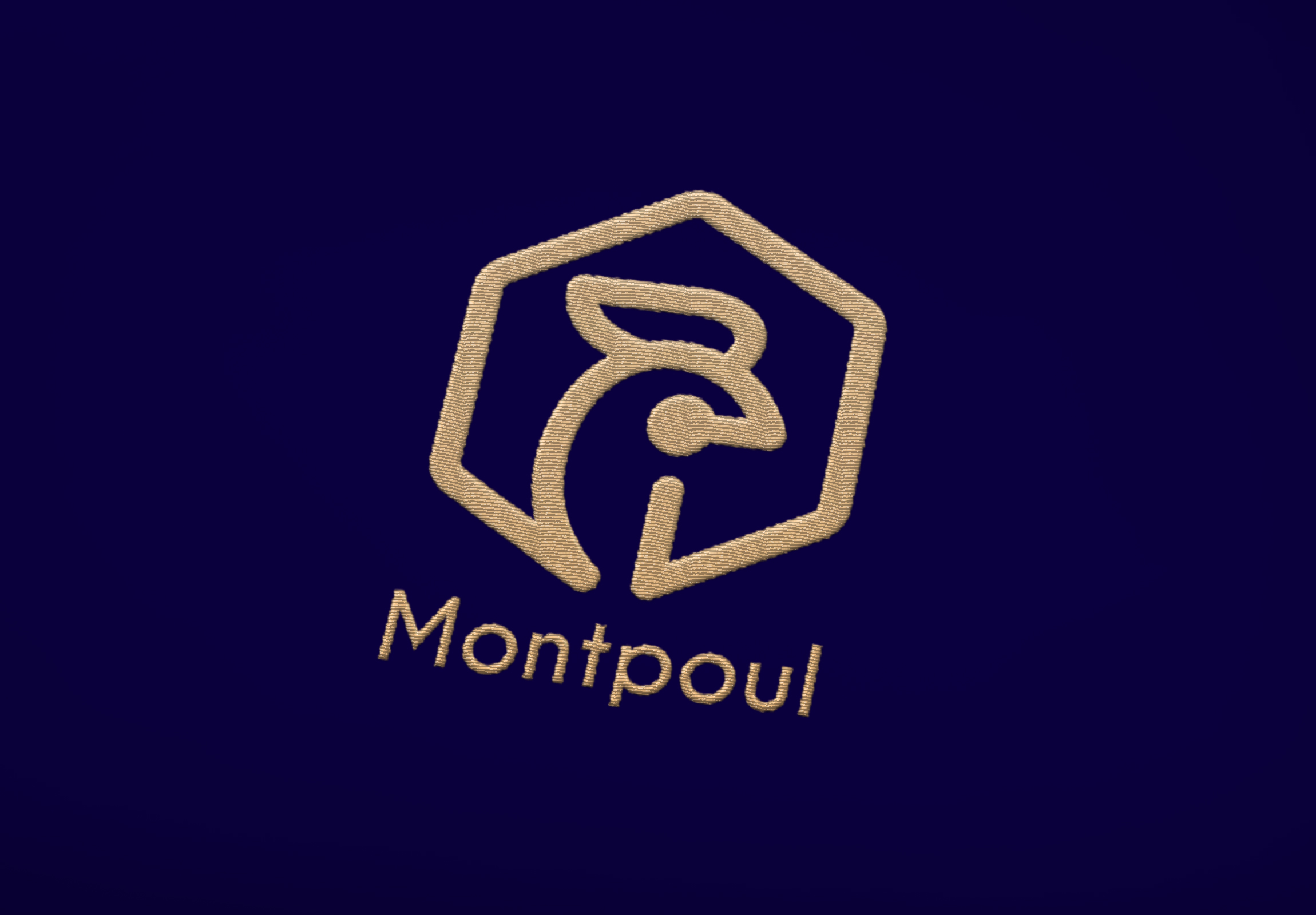 Logo Montpoul brodé